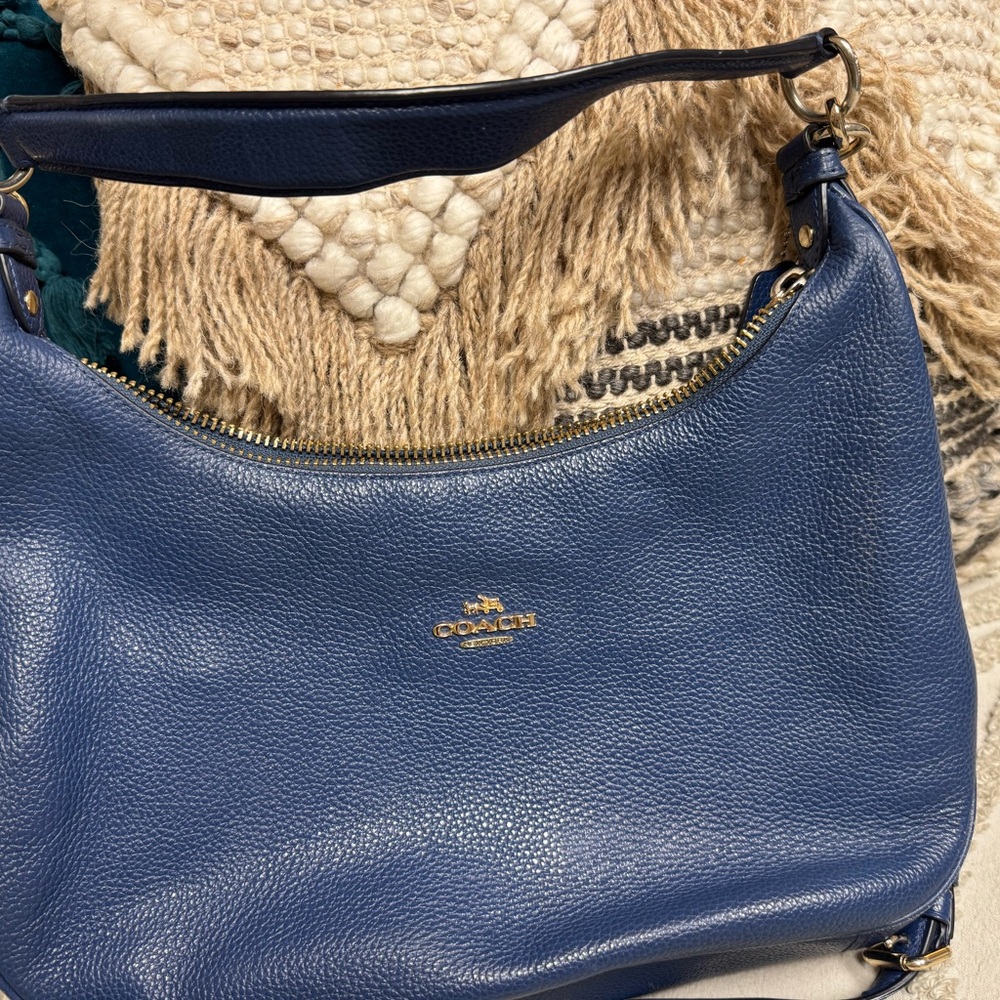 Coach Royal Blue Leather Women's Bag